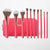 BH Cosmetis- Bombshell Beauty 10 Piece Brush Set with Bag