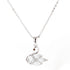 Anna Grace - Sparkling Silver Plated Crystal Swan Necklace ₨ 1,400